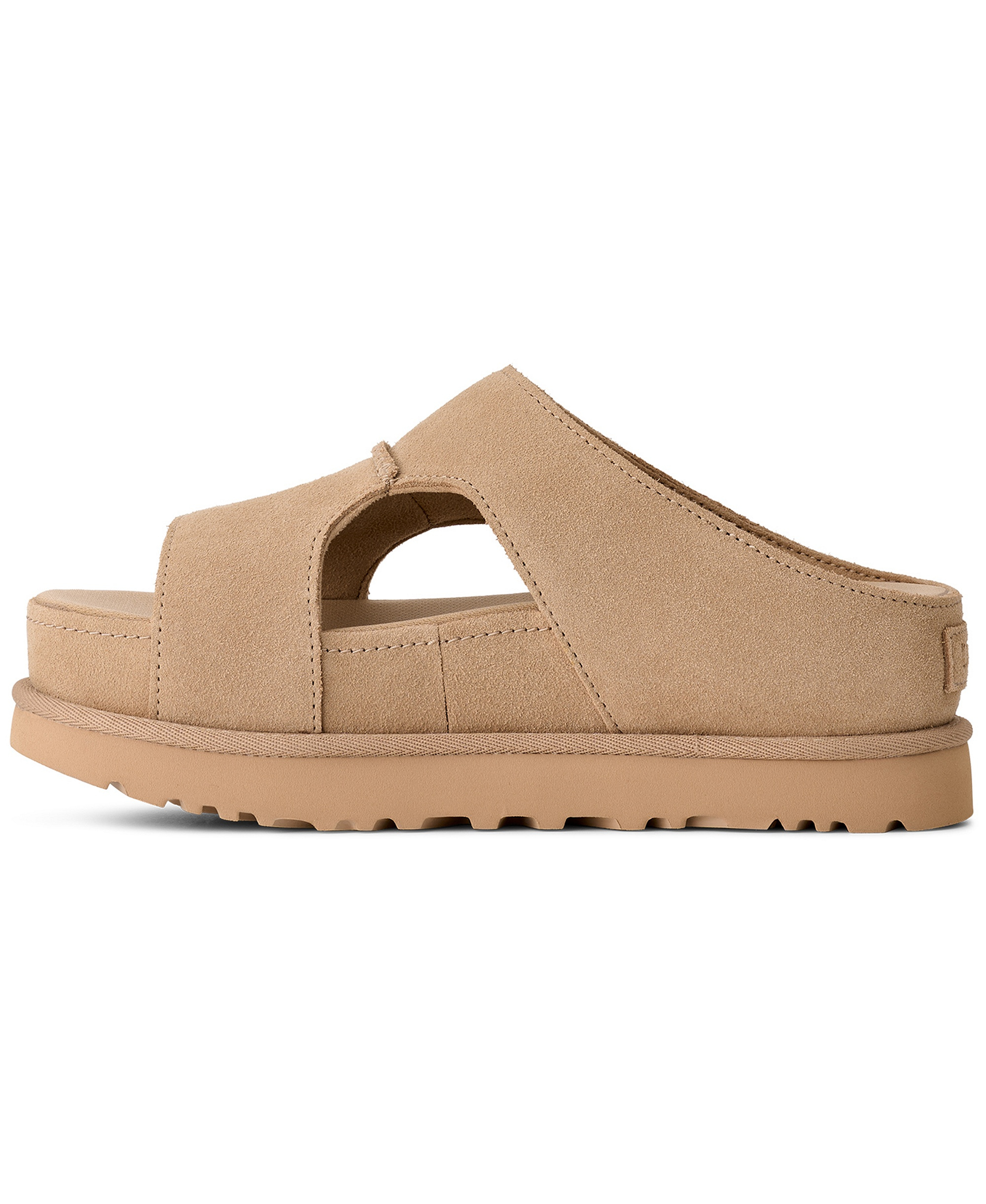 UGG® Women's Goldenstar Hi Cutout Open Toe Slide Sandals - Sand