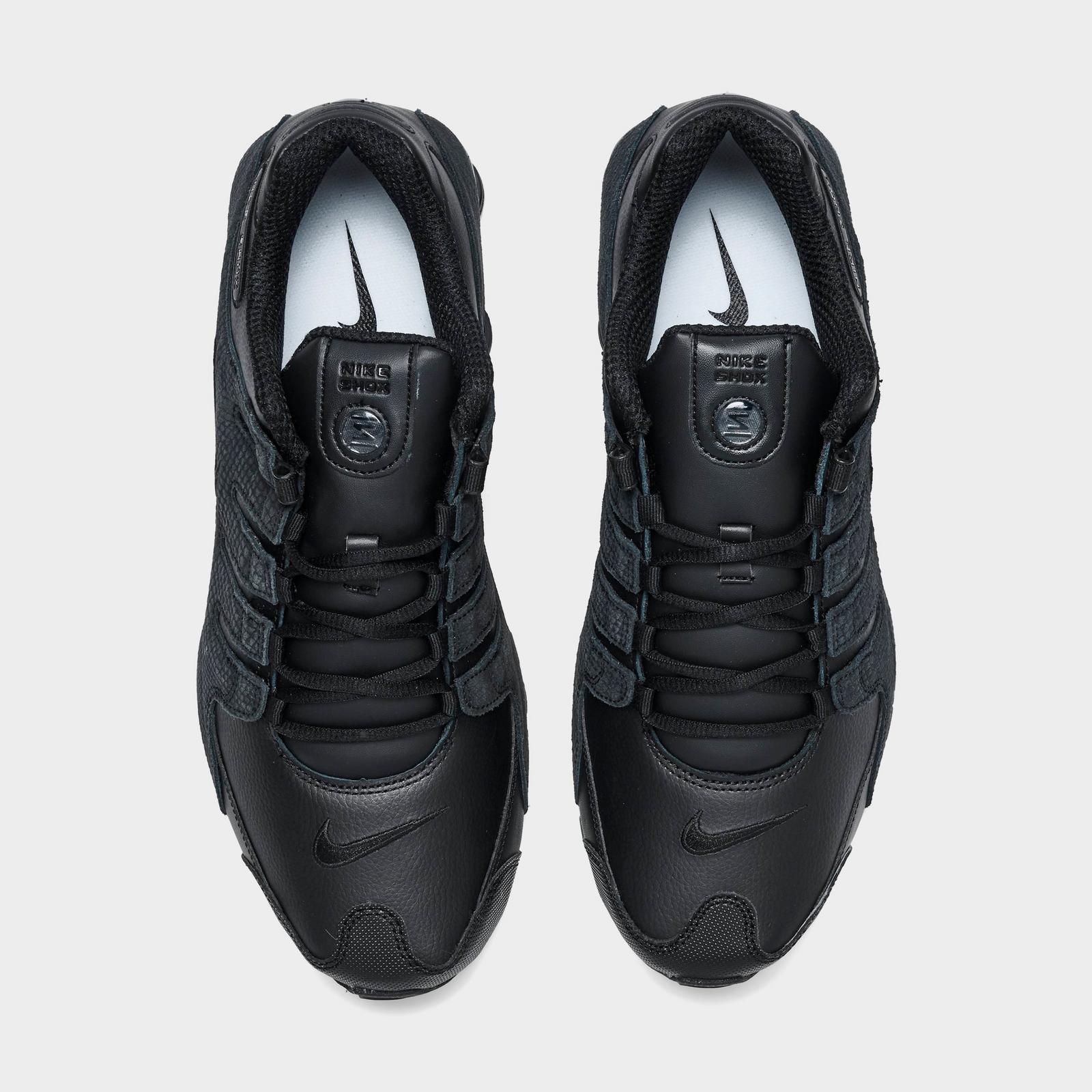 Men's Nike Shox NZ Casual Shoes - Black/Black/Black (378341-001)