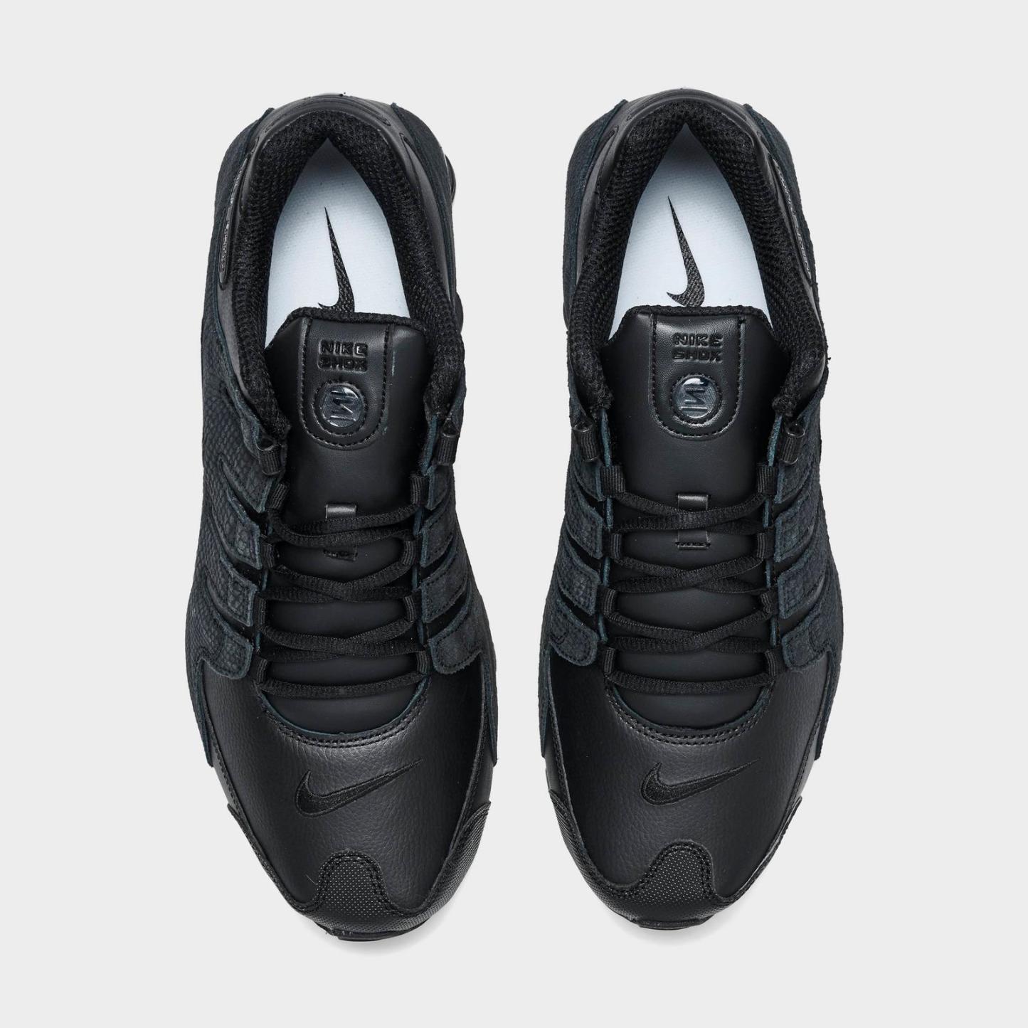 Men's Nike Shox NZ Casual Shoes - Black/Black/Black (378341-001)