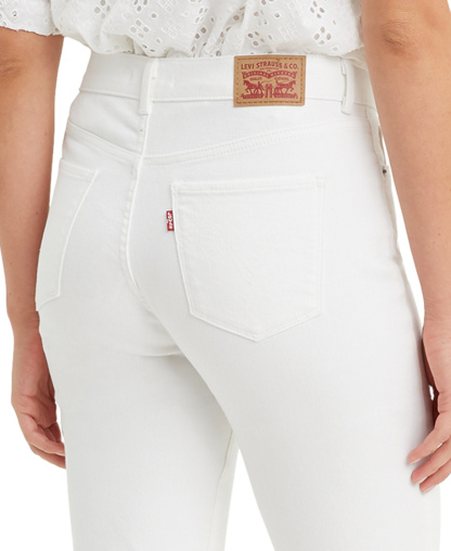 Levi's Women's Classic Mid-Rise Straight-Leg Jeans - Simply White