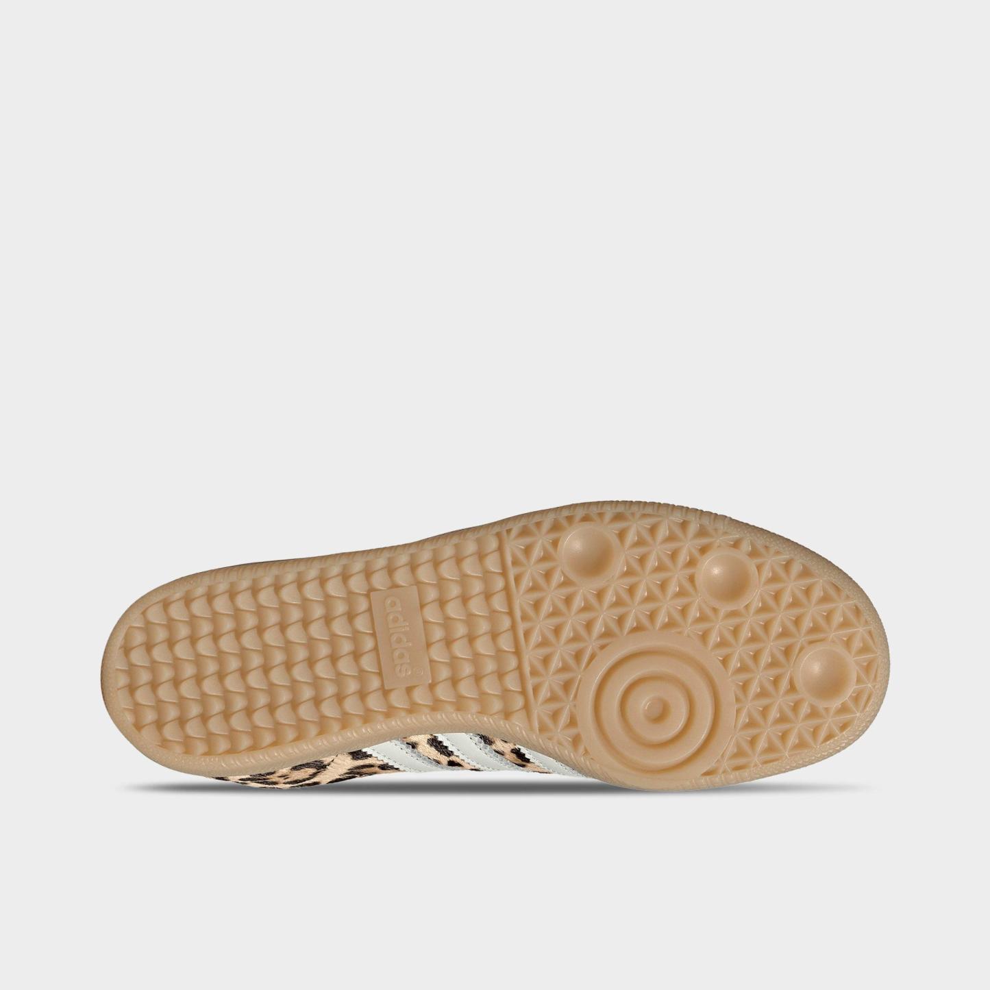 Women's adidas Originals Samba OG Casual Shoes - Part 4 - Magic Beige/Ivory/Gum - Bottom view