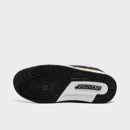 Little Kids' Jordan Spizike Low Casual Shoes - White/Metallic Gold/Black - view 6