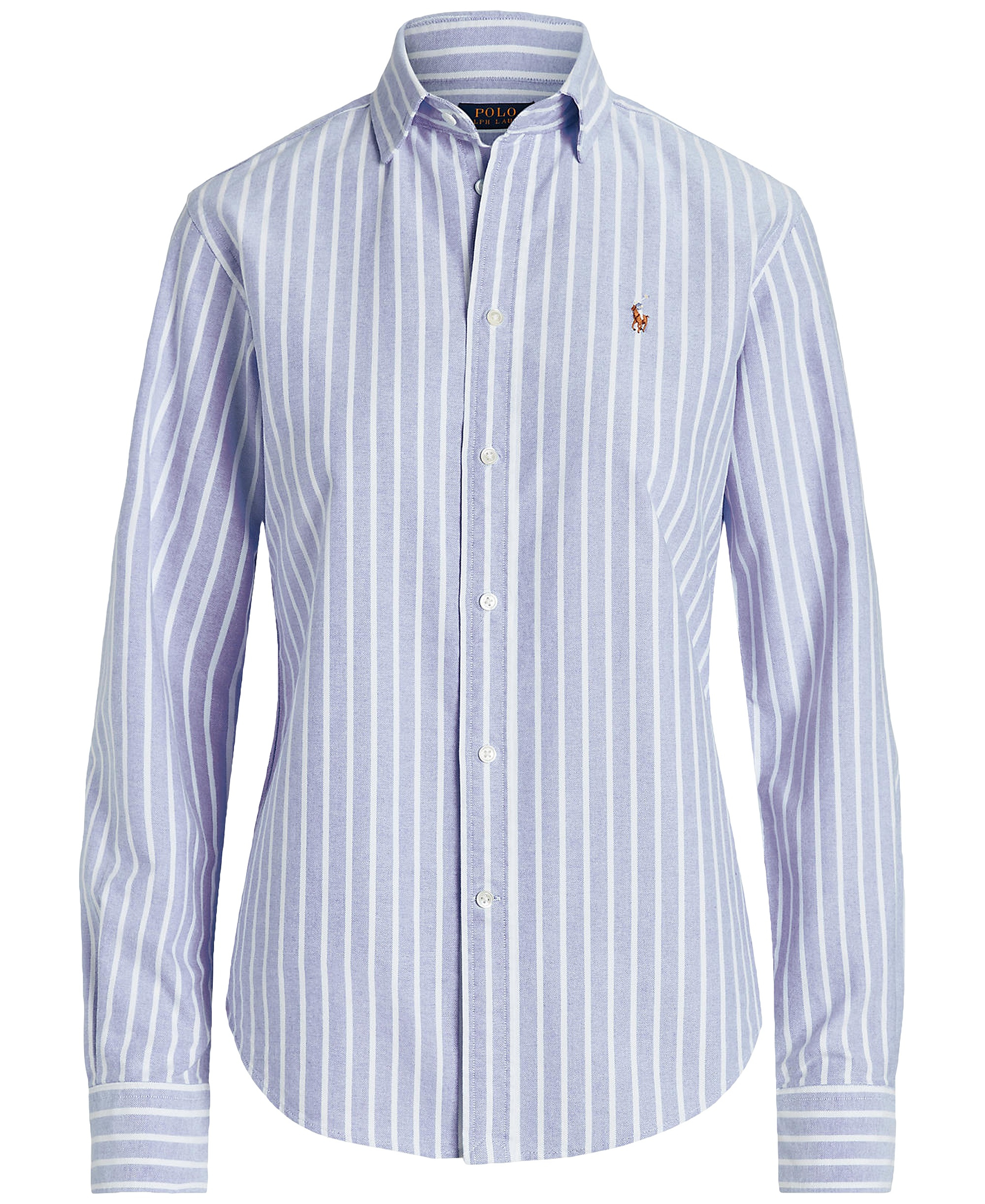 Polo Ralph Lauren Women's Slim-Fit Oxford Shirt - Harbor Island Blue/White
