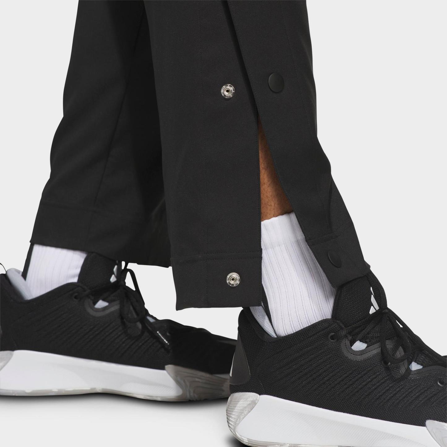 Men's adidas Crazy Lite Woven Basketball Pants - Black/Solar Lemon - view 5