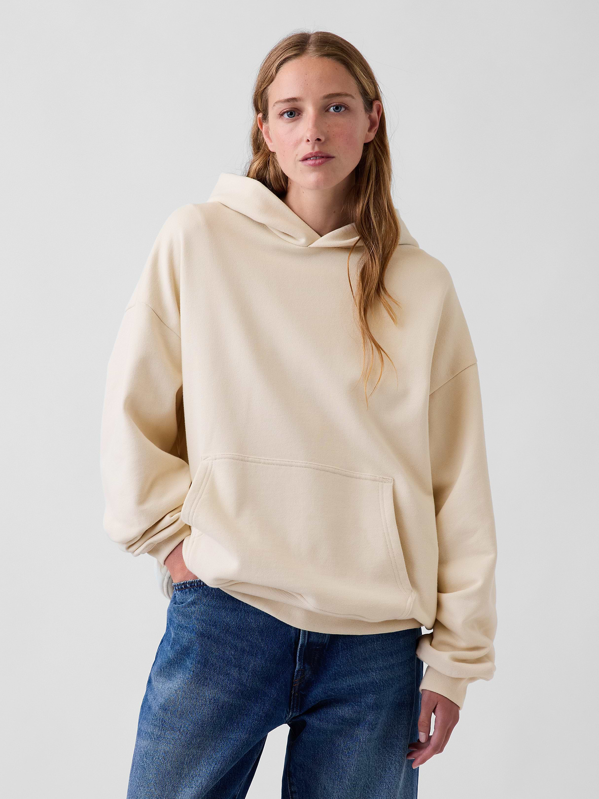 Adult Heavyweight Oversized Hoodie - birch