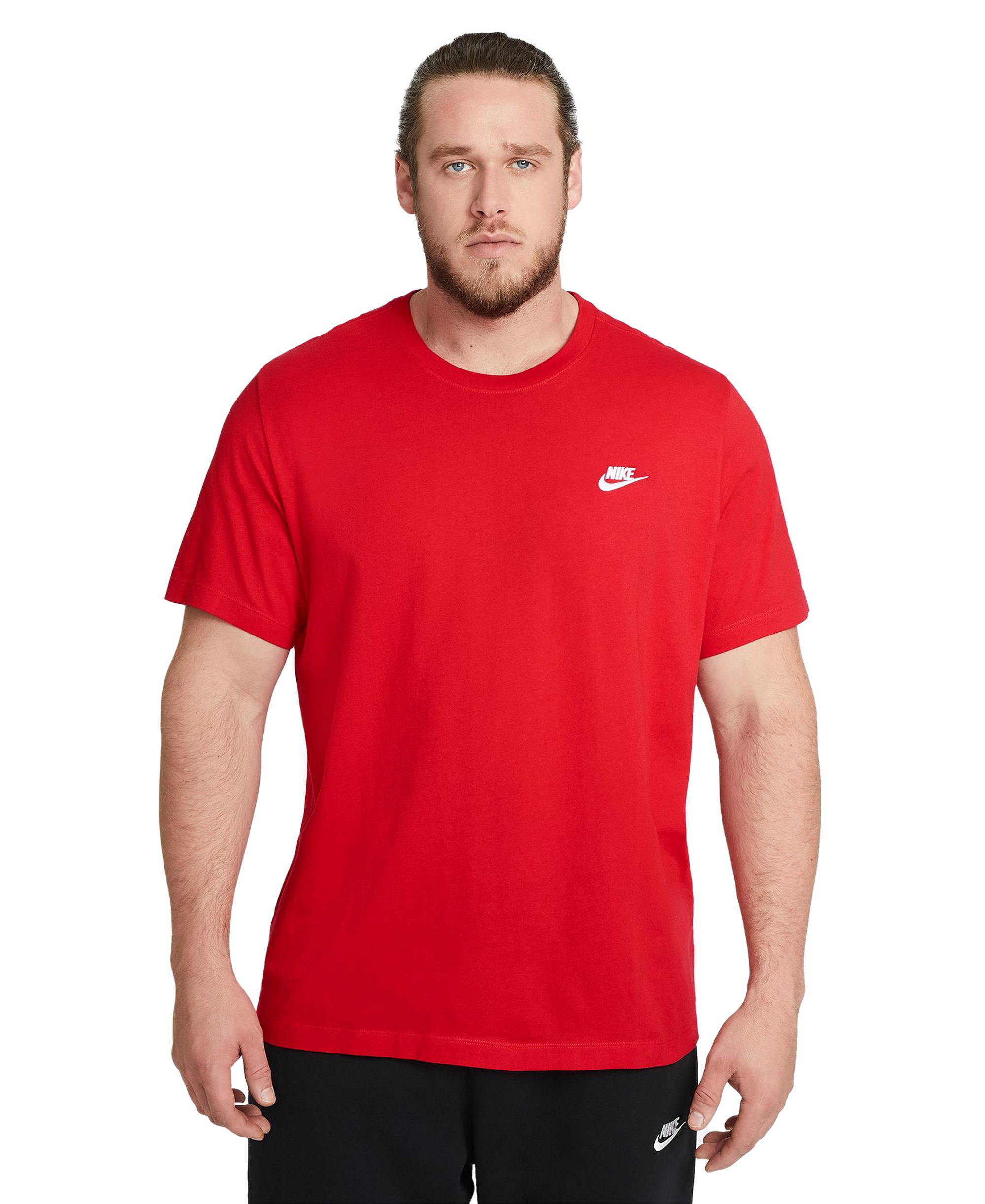 Nike Men's Sportswear Club Crewneck T-Shirt - University Red