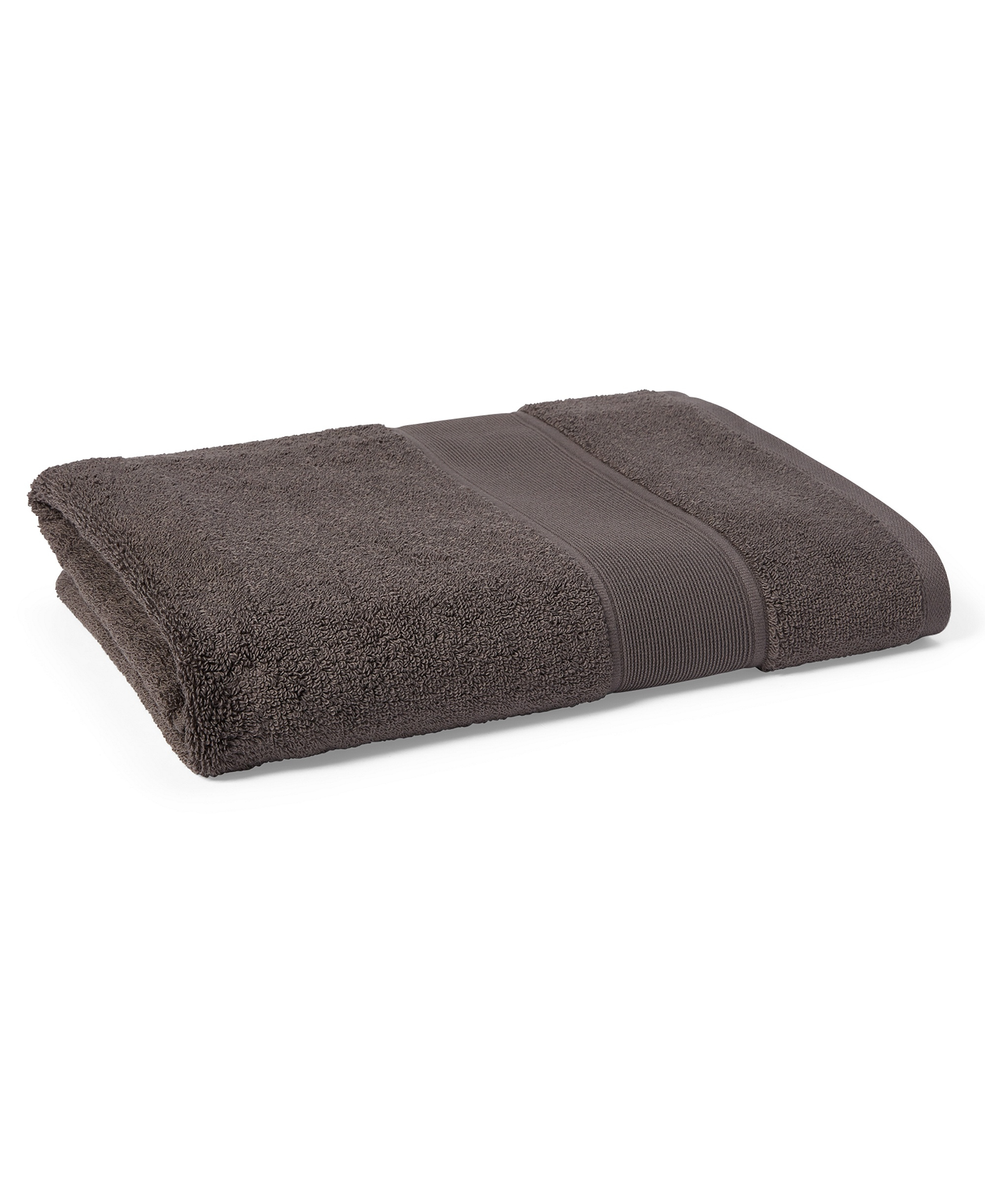 Lauren Ralph Lauren Sanders Solid Antimicrobial Cotton Bath Towel, 30" x 56" - True Charcoal
