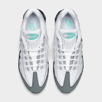 Men's Nithtke Air Max 95 Big Bubble Scorpion Casual Shoes - Part 3 - Anthracite/Pink Foam/Hyper Turquoise/White/Smoke Grey/Light Pumice - Top view