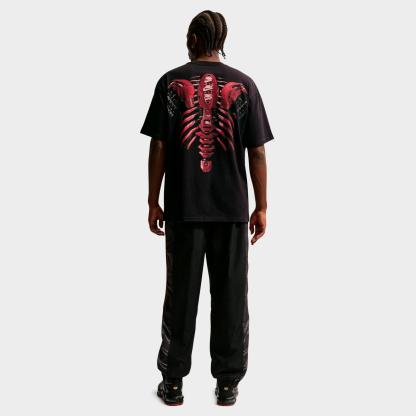 Men's Nike Sportswear Anatomy of Air Graphic T-Shirt - Black/Team Crimson