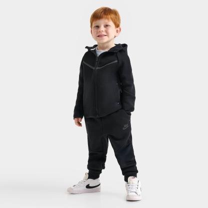 Kids' Toddler Nithtke Tech Fleece Full-Zip Set - Black