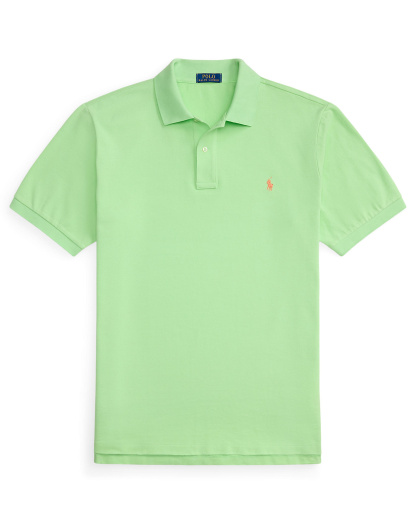 Polo Ralph Lauren Men's Big & Tall The Iconic Mesh Polo Shirt - Cruise Lime