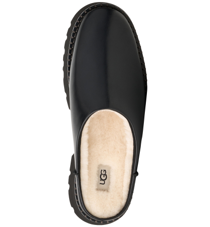 UGG® Women's Uptowner Slip-On Mule Clogs - Black Leather
