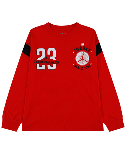 Jordan Boys' 8-20 Highway Long-Sleeve T-Shirt - UNIVERSITY RED