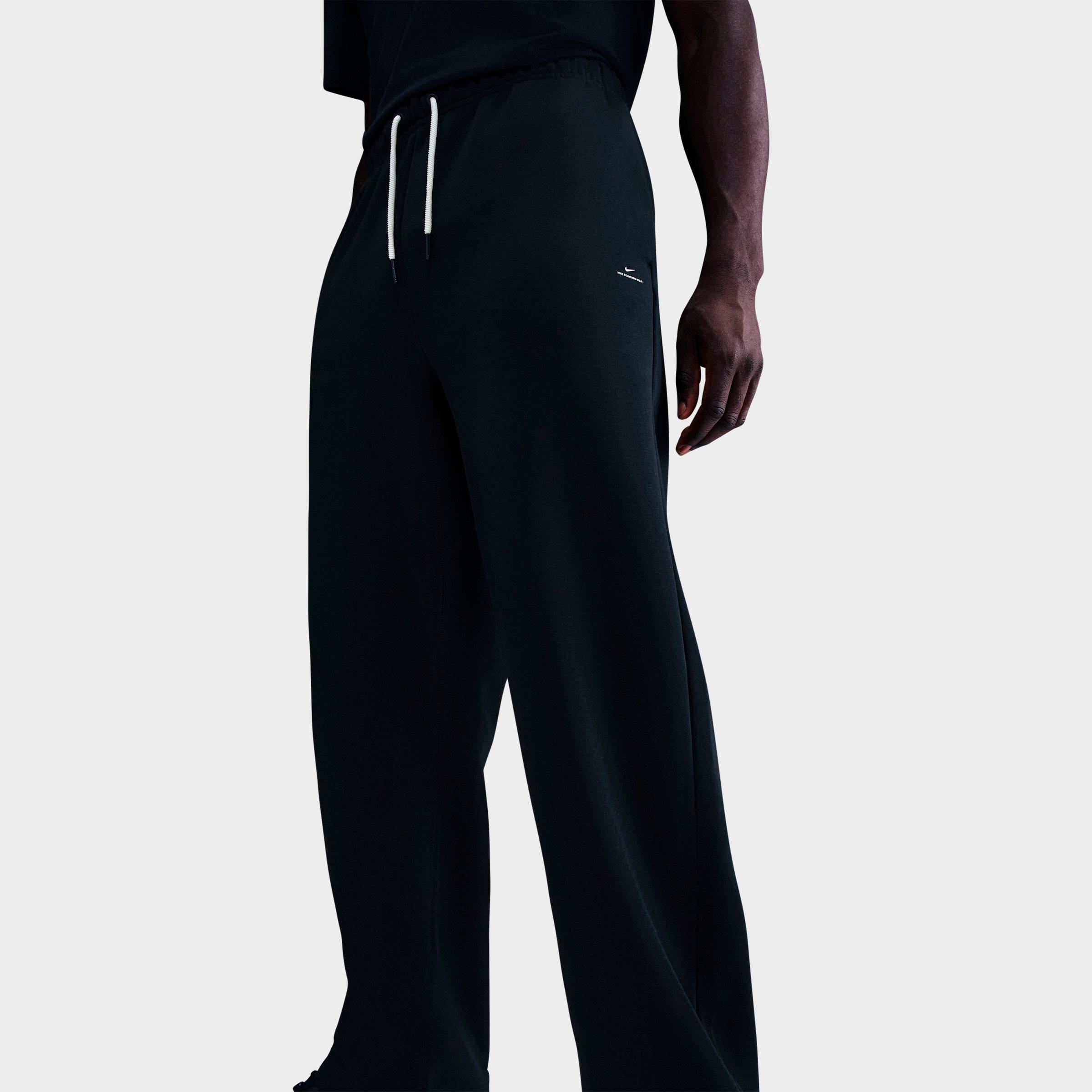 Men's Nithtke Standard Issue Therma-FIT Brushed Fleece Basketball Pants - Black/Pale Ivory