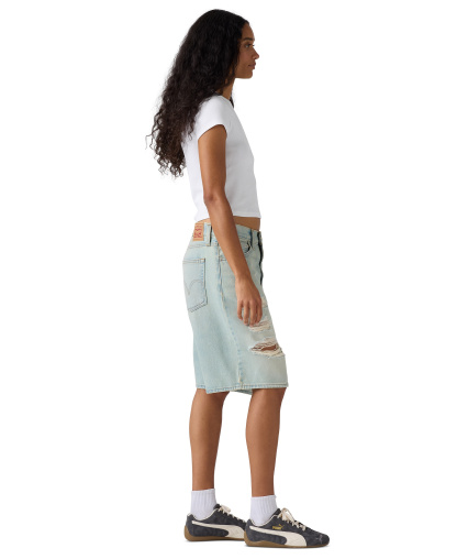 Levi's Women's Mid-Rise Baggy Jort - Que Pasa 94