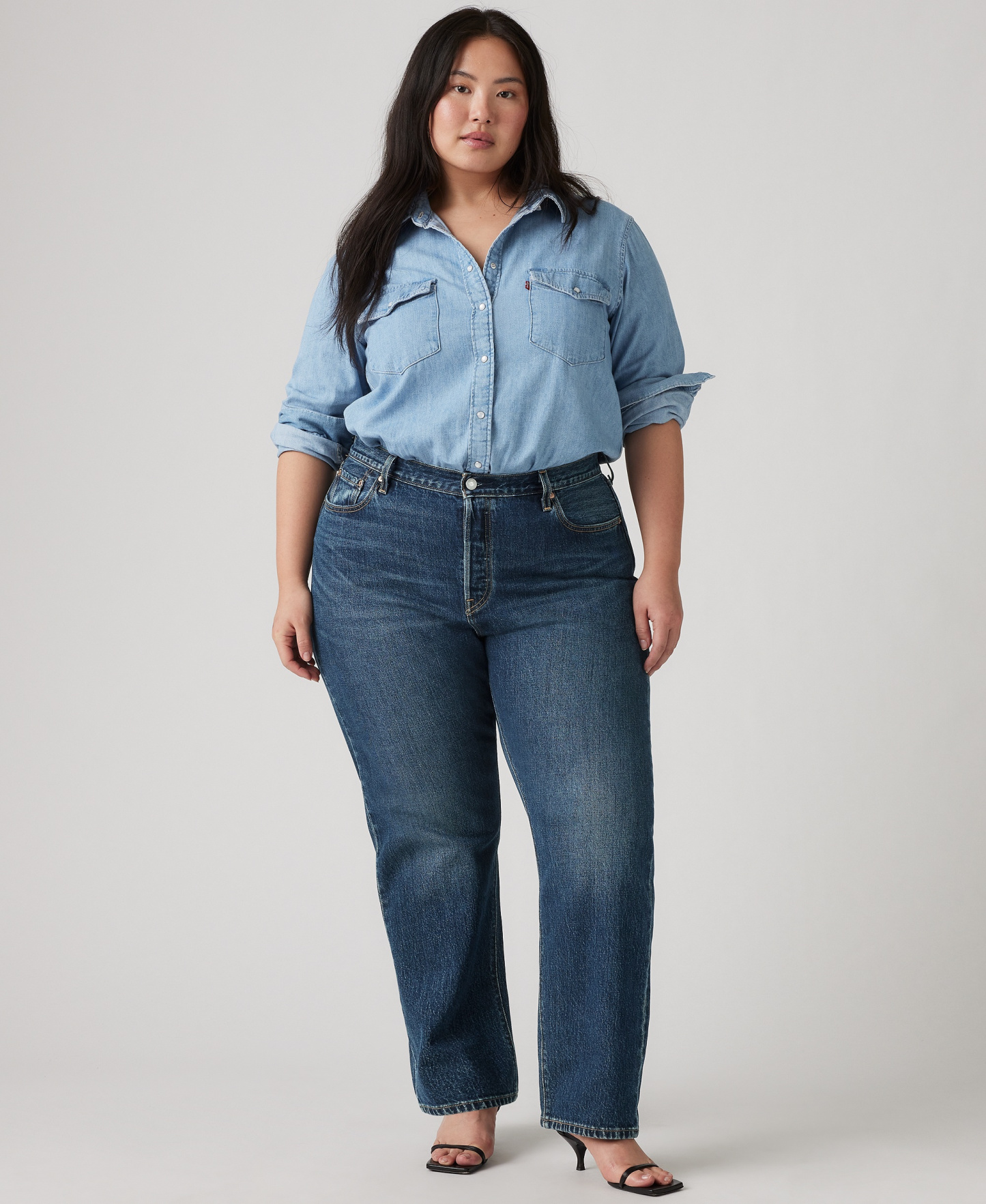 Levi's Women's 501 Original-Fit Straight-Leg Jeans - Believe Not Plus