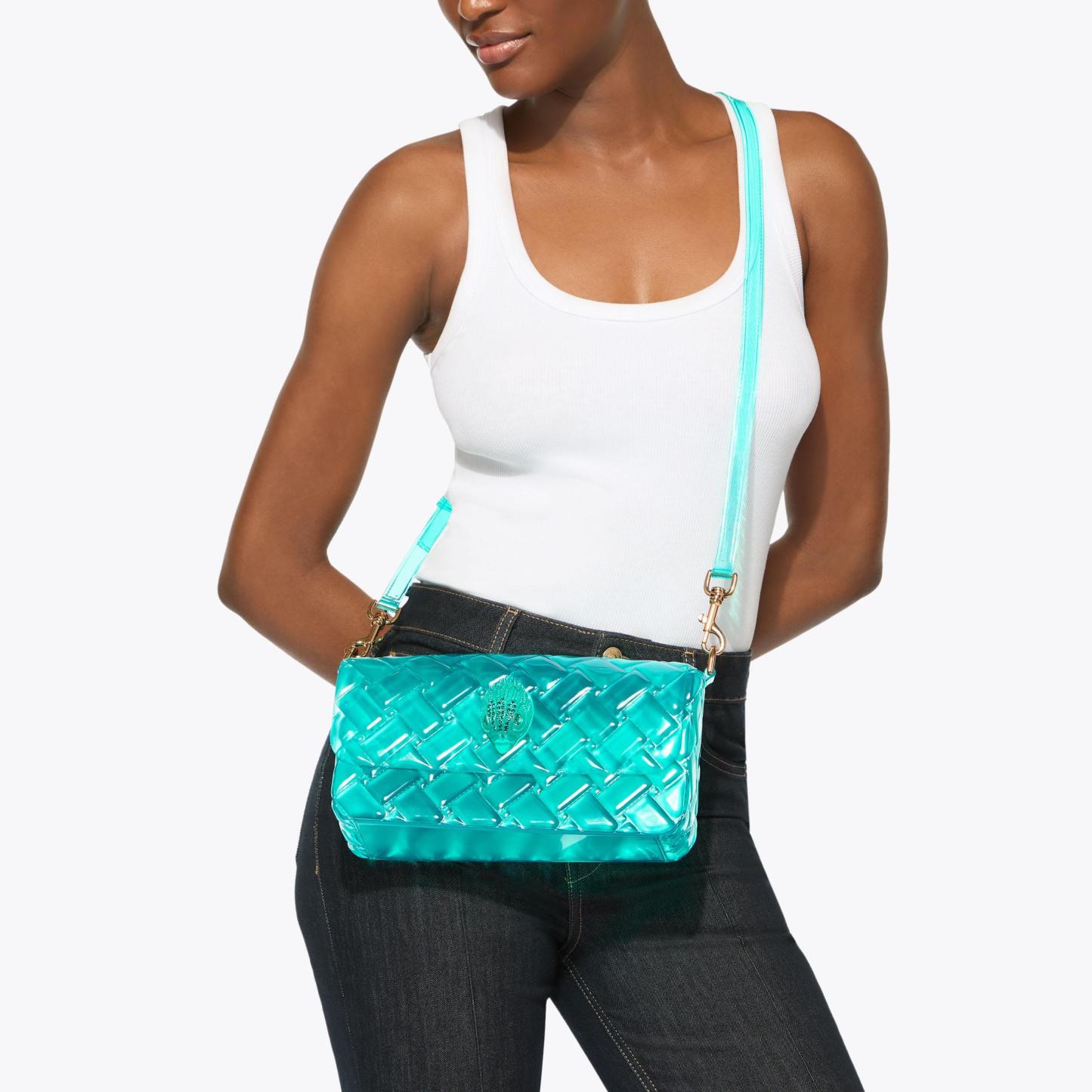Kurt Geiger London Kensington Jelly Shoulder Bag - Blue - view 2