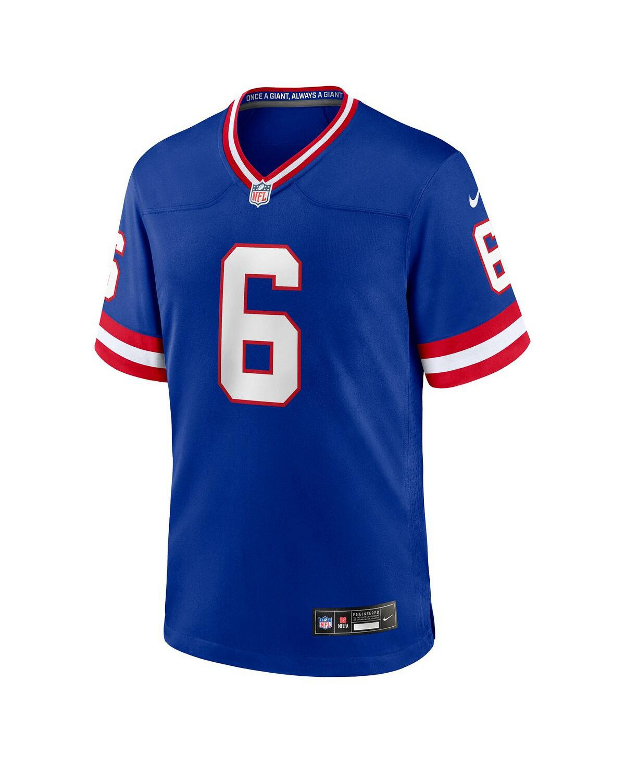 Nike Men's Jaxson Dart Royal New York Giants Alternate 2 Classic Game Jersey - Royal
