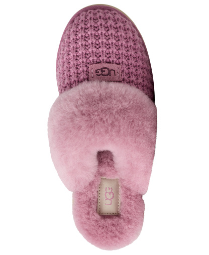 UGG® Women's Cozy Faux-Shearling Round Toe Slippers - Dusty Orchid