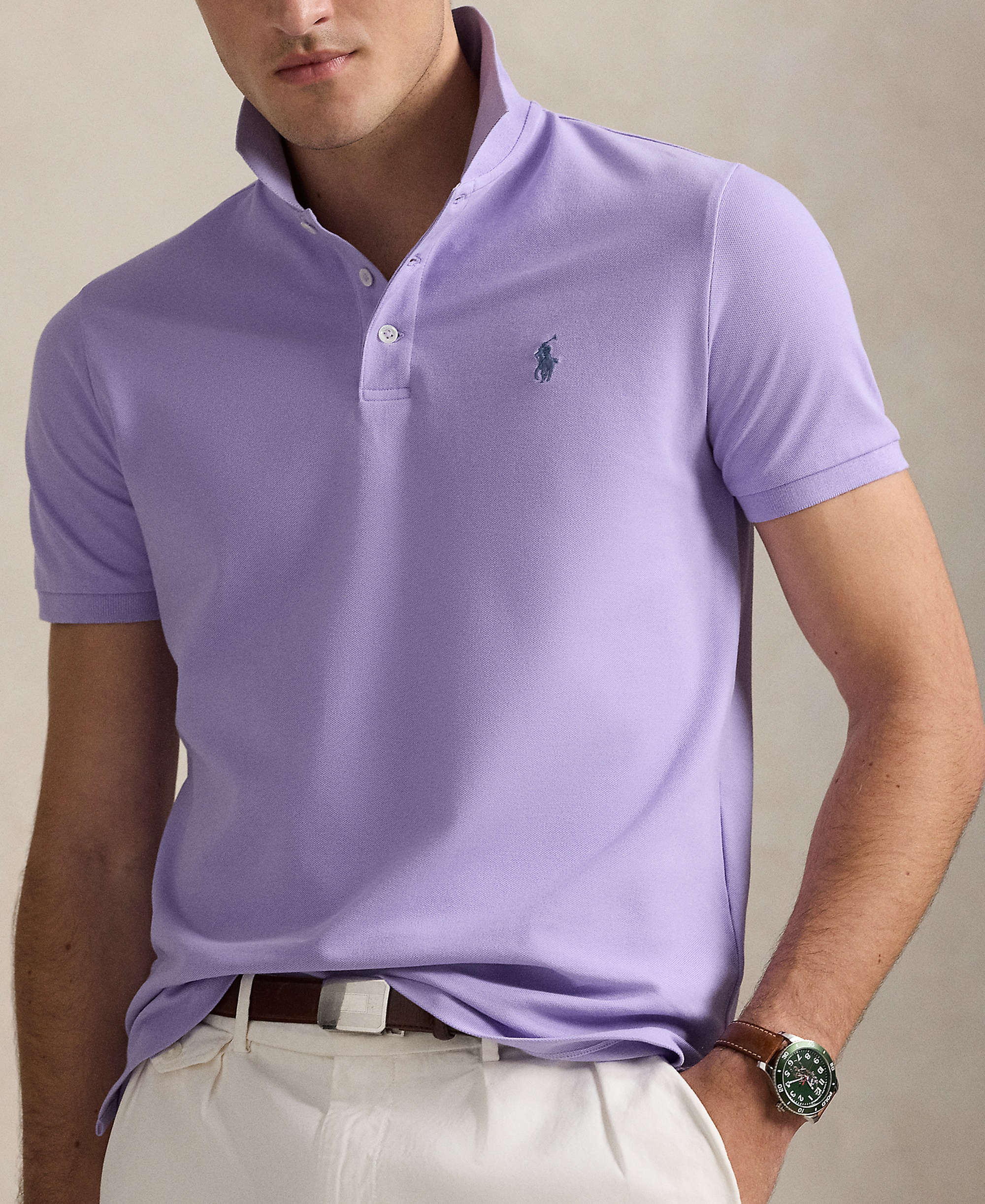 Polo Ralph Lauren Men's Classic-Fit Polo Shirt - Powder Purple
