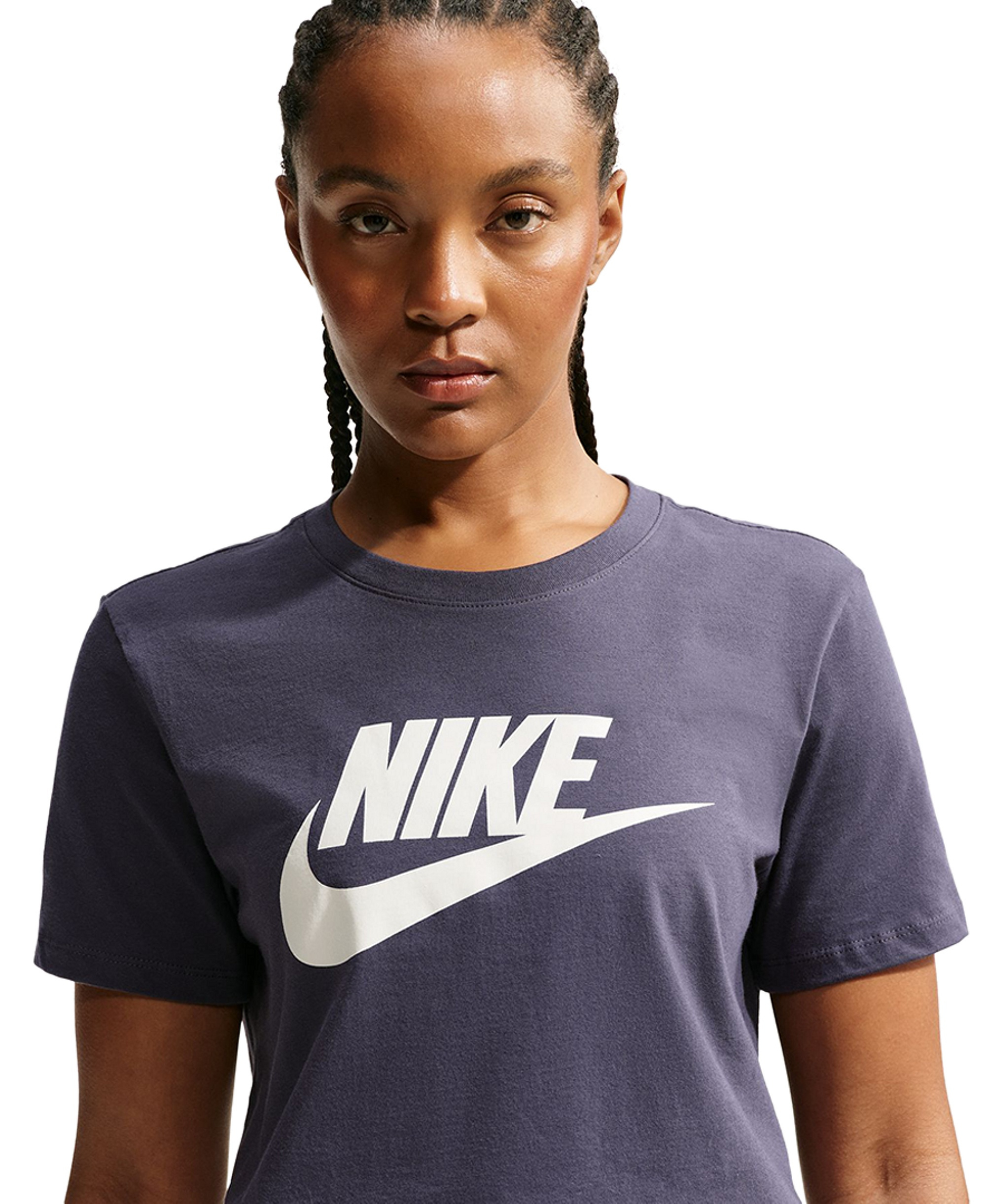 Nike Women's Sportswear Essentials Logo T-Shirt - Gridiron/sail