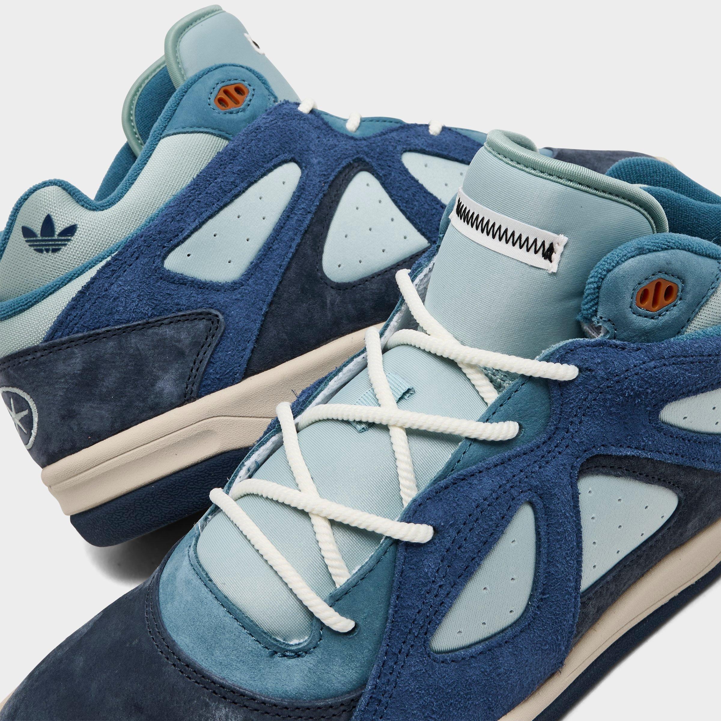 Men's adidas Originals Badbo 1.0 Bad Bunny Casual Shoes - Night Navy/Night Indigo/Clear Brown - Detail shot