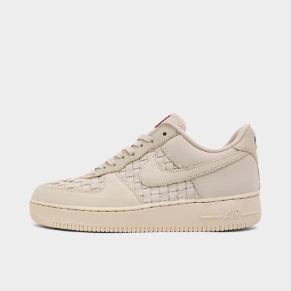 Men's Nithtke Air Force 1 Low Retro Premium Casual Shoes - Sand Drift/Pale Ivory/Sail/Sand Drift - Left shoe facing left. Outside of the shoe.