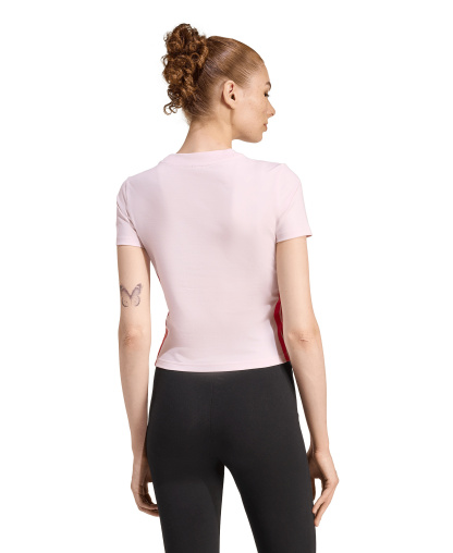 adidas Women's Essentials Slim-Fit Short-Sleeve Baby T-Shirt - Brght Pink