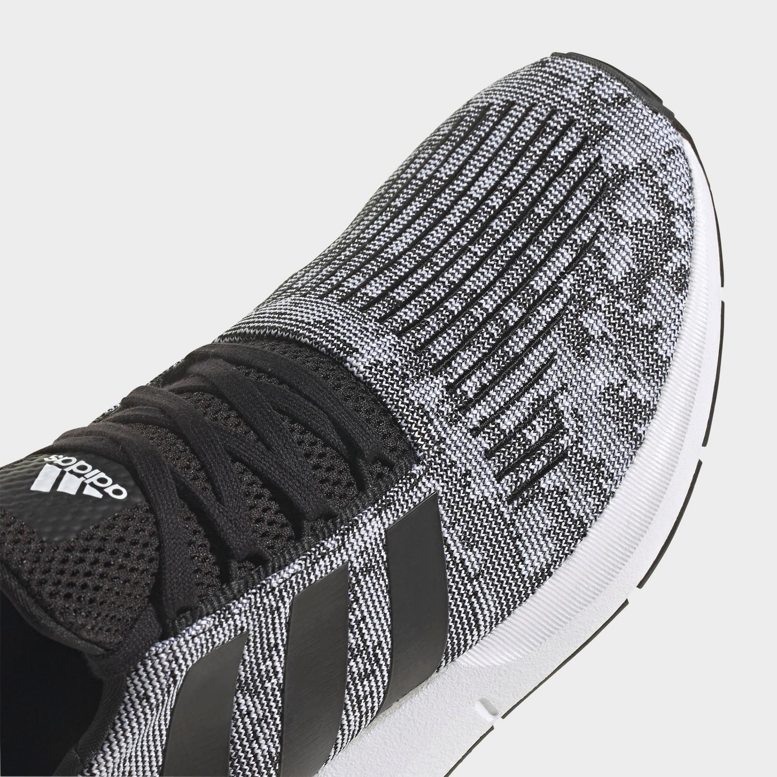 Men's adidas Originals Swift Run 1.0 Casual Shoes - Black/Black/Cloud White - view 3