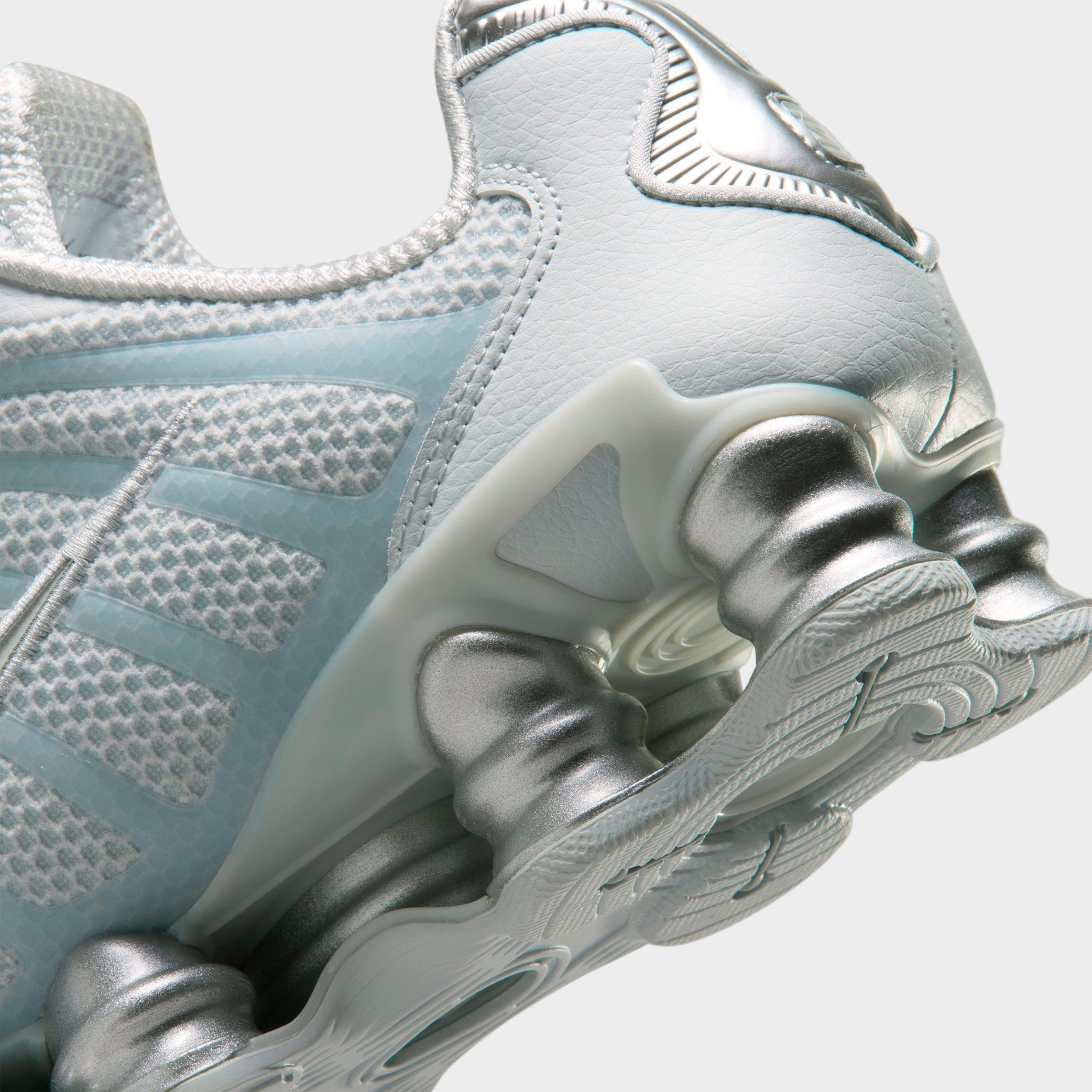 Women's Nithtke Shox TL Casual Shoes - Pure Platinum/Metallic Silver - Detail shot