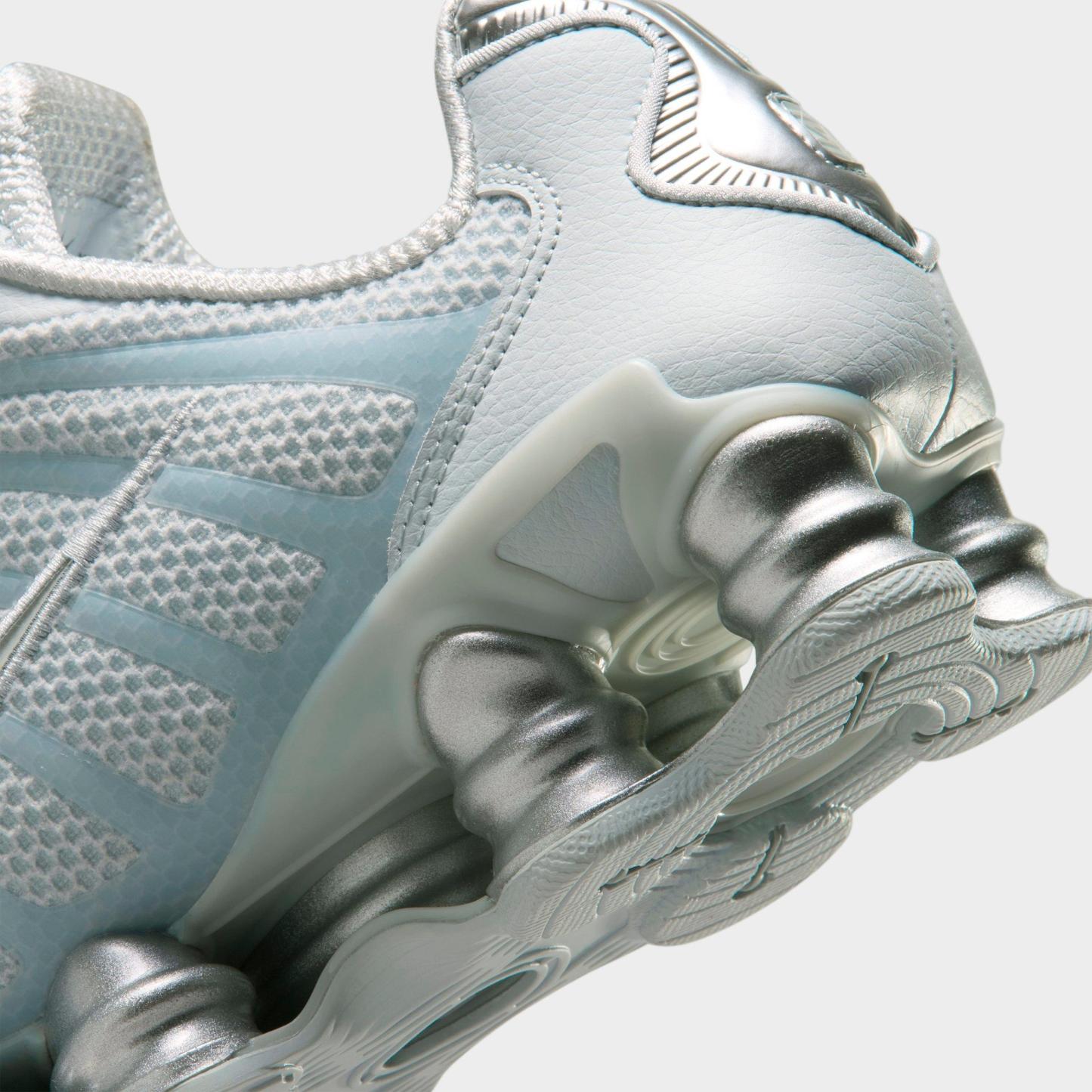 Women's Nithtke Shox TL Casual Shoes - Pure Platinum/Metallic Silver - Detail shot
