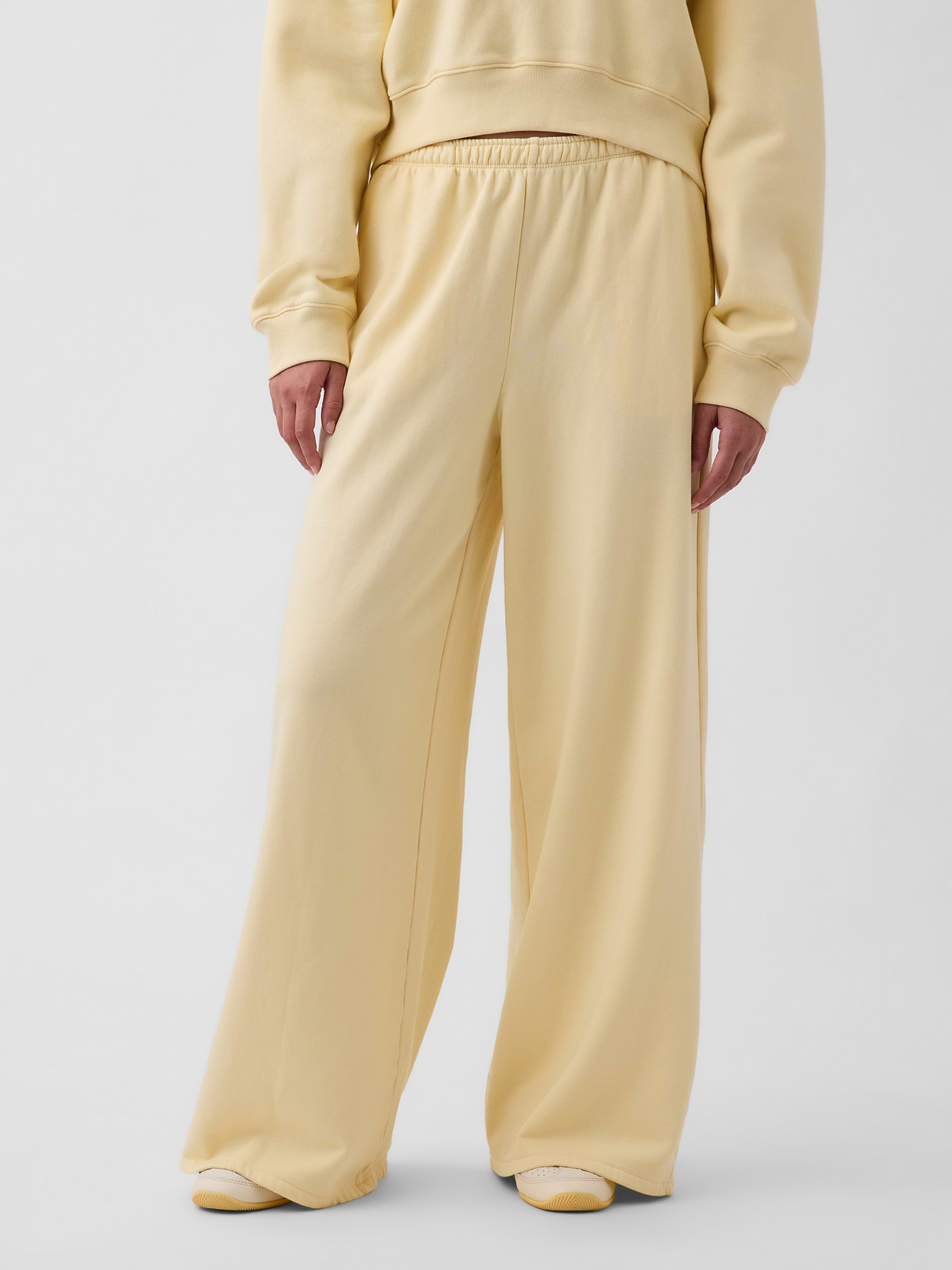 VintageSoft Baggy Sweatpants - Maize yellow