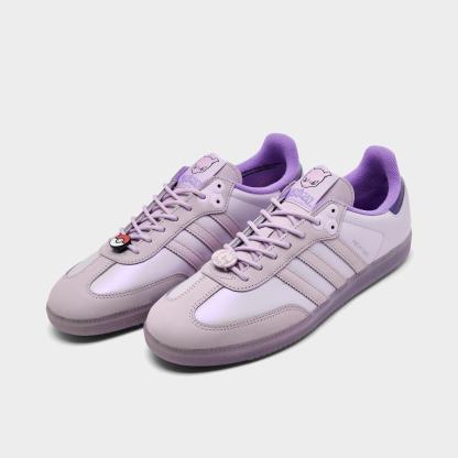 Men's adidas Originals x Pokémon Samba OG Mewtwo Casual Shoes - Ice Lavender/Ice Lavender/Violet Fusion - Both shoes facing left