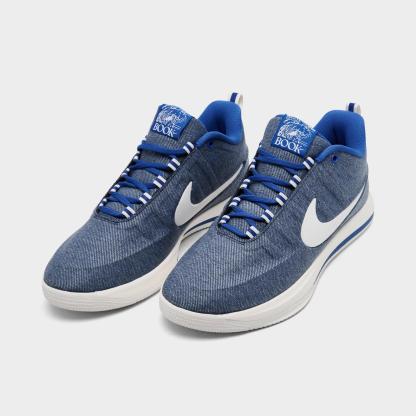 Men's Nike Book 2 SE Denim Basketball Shoes - Multi-Color/Multi-Color/Sail/Game Royal