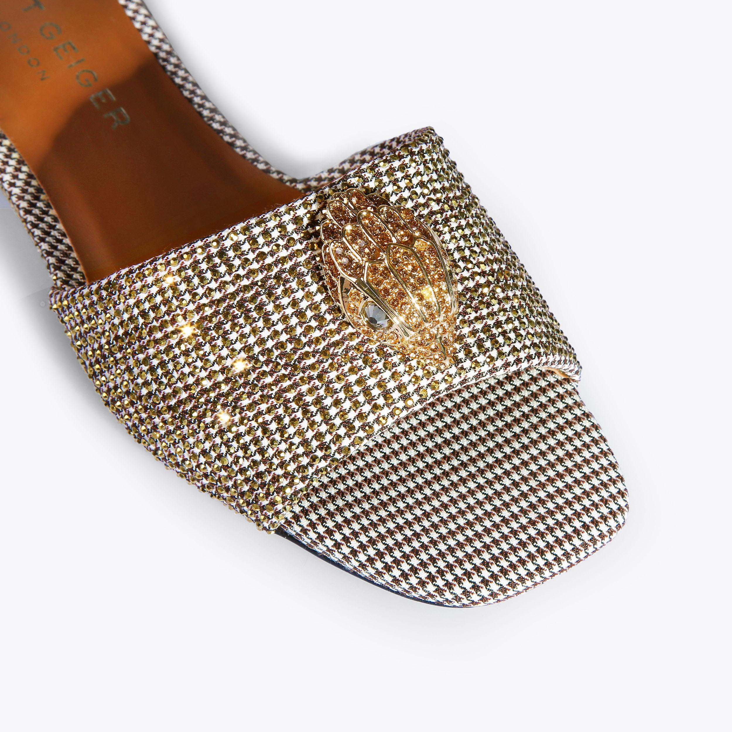 Kurt Geiger London Kensington Flat Sandal - Beige - view 4