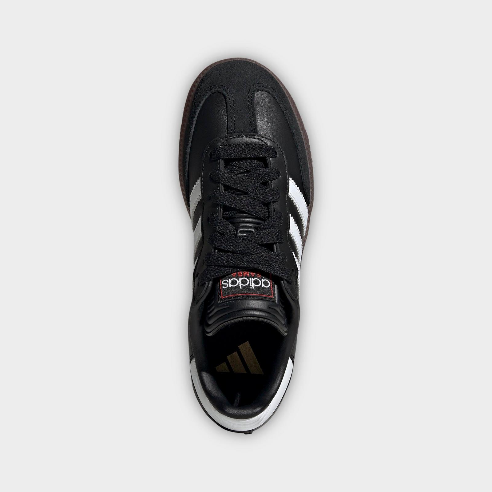 Little Kids' and Big Kids' adidas Originals Samba Indoor Soccer Shoes - Black/White/Gum - view 5