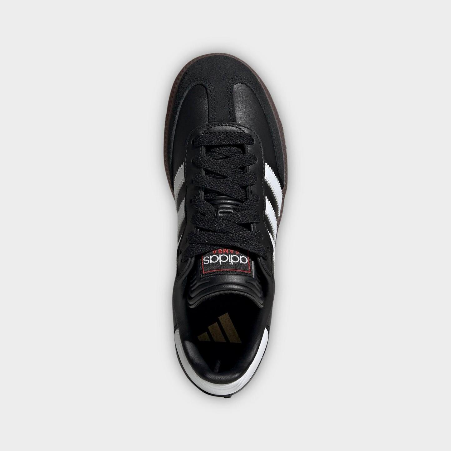Little Kids' and Big Kids' adidas Originals Samba Indoor Soccer Shoes - Black/White/Gum - view 5