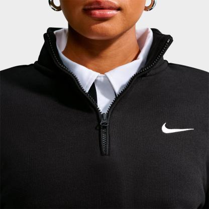 Women's Nithtke Studio Fleece Medium-Weight Quarter-Zip Jacket - Total Black/Sail