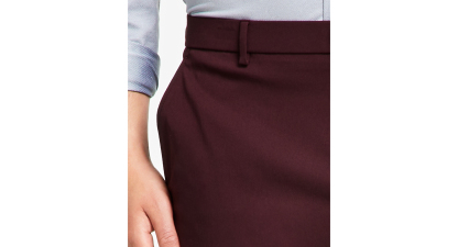 Tommy Hilfiger Men's Modern-Fit Stretch Dress Fall Pants - Burgundy