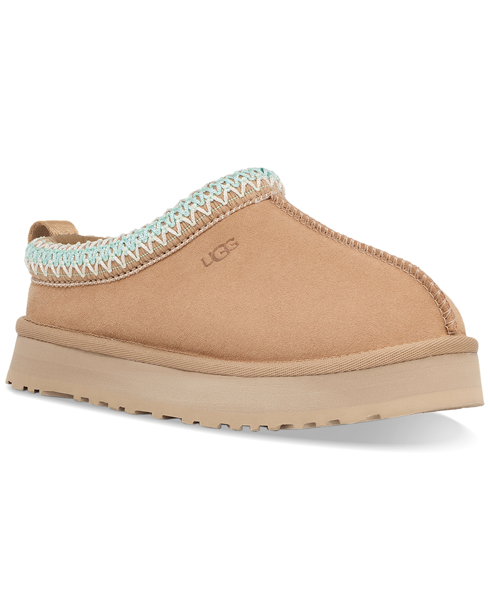 UGG® Kids Tazz Slip-On Clog Slippers - Sand