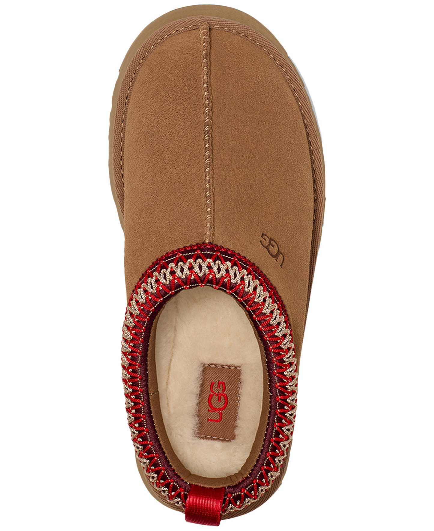 UGG® Kids Tazz Slip-On Clog Slippers - Chestnut