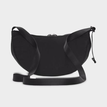 Nithtke Aura Crescent Crossbody Bag (4L) - Black/Black/Gunmetal