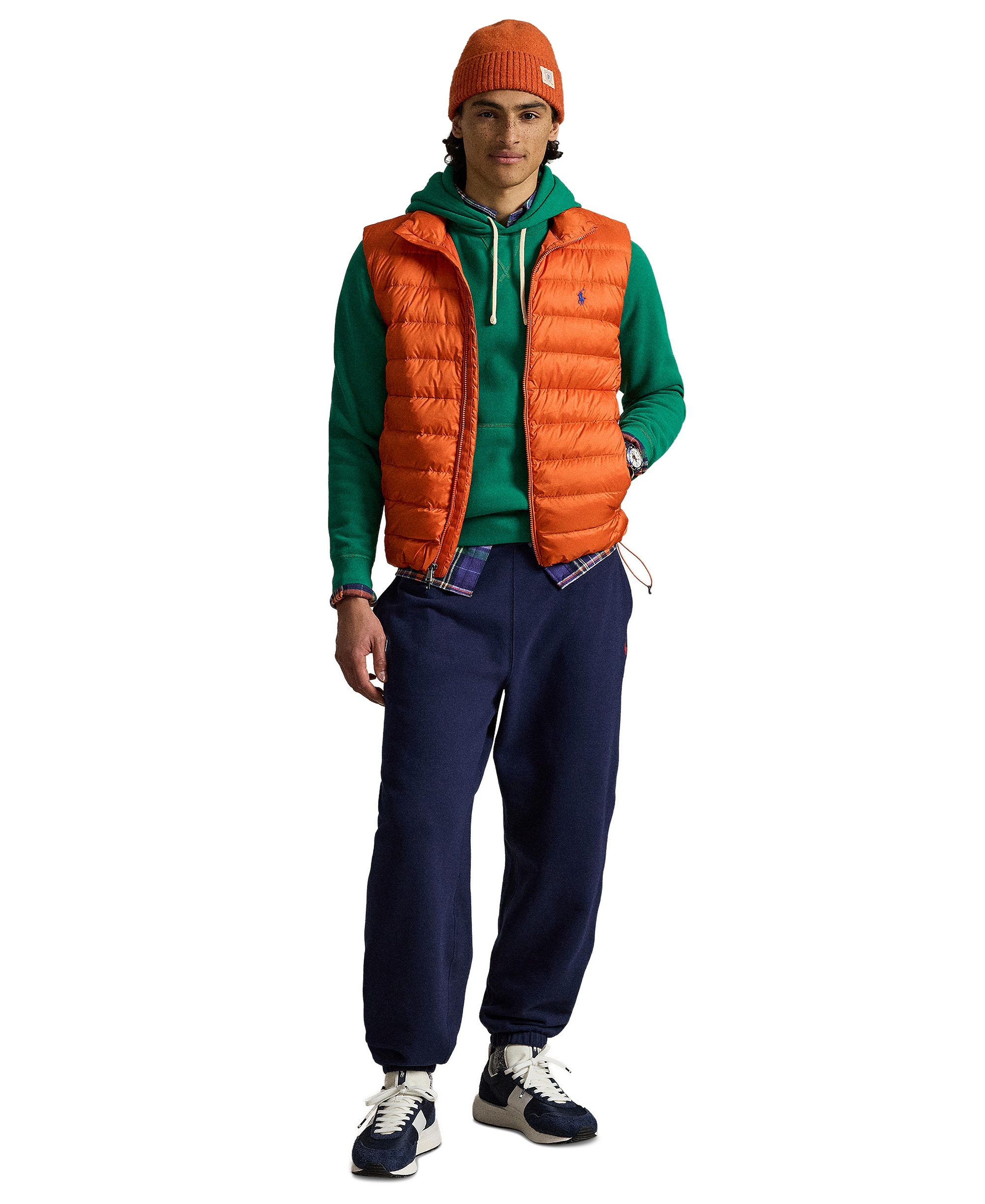 Polo Ralph Lauren Men's The Colden Packable Down Vest - College Orange