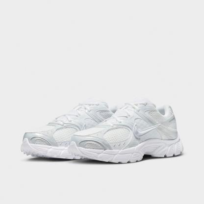 Men's Nithtke V5 RNR Casual Shoes - Part 1 - White/Black/Metallic Silver/White - Both shoes facing left