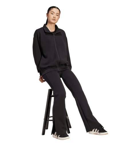 adidas Women's Mid-Rise Soft Lux Flare-Leg Pants - Black