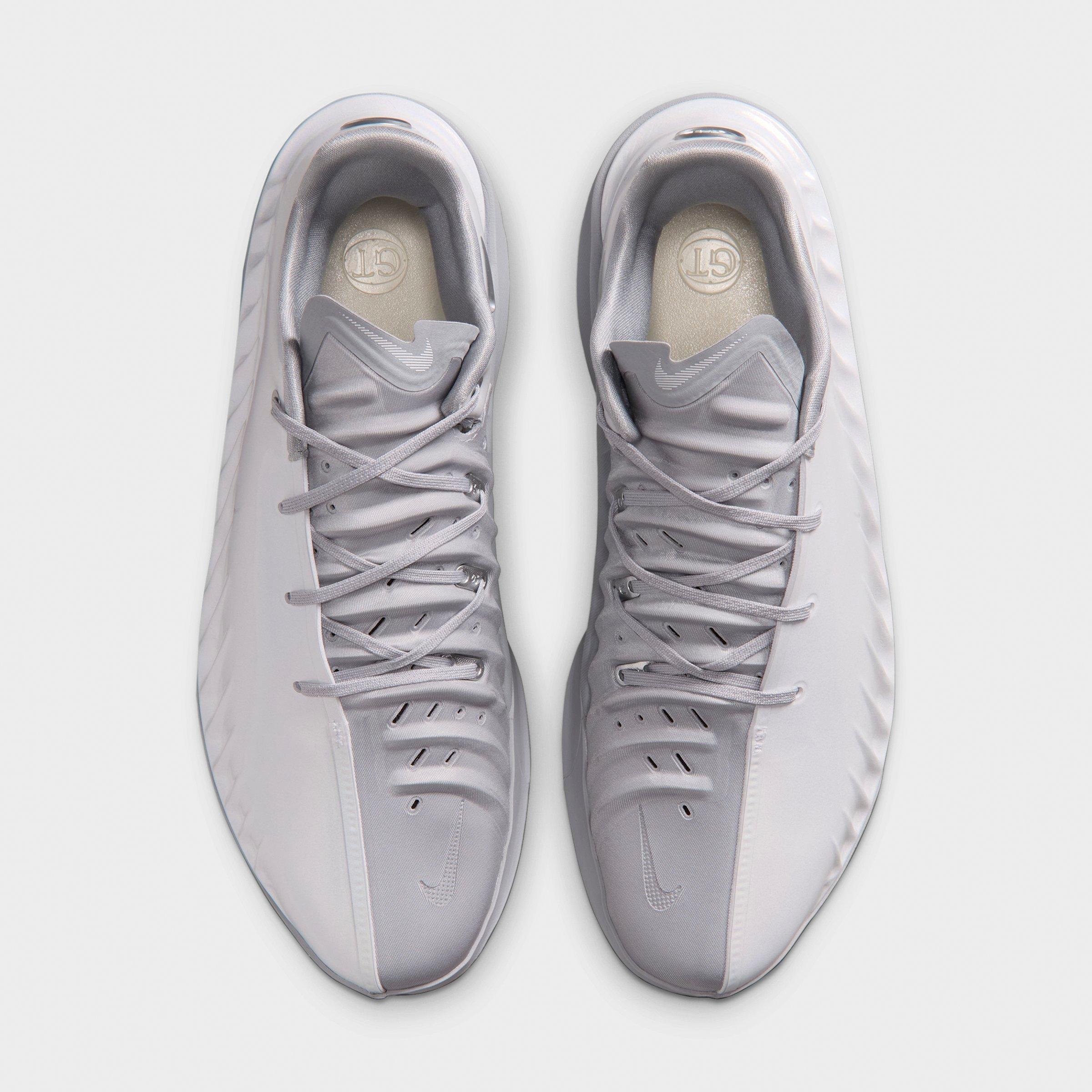 Men's Nithtke G.T. Cut 4 Basketball Shoes - White/Wolf Grey/Multi-Color/Metallic Silver - Top view