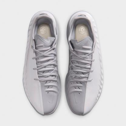 Men's Nithtke G.T. Cut 4 Basketball Shoes - White/Wolf Grey/Multi-Color/Metallic Silver - Top view