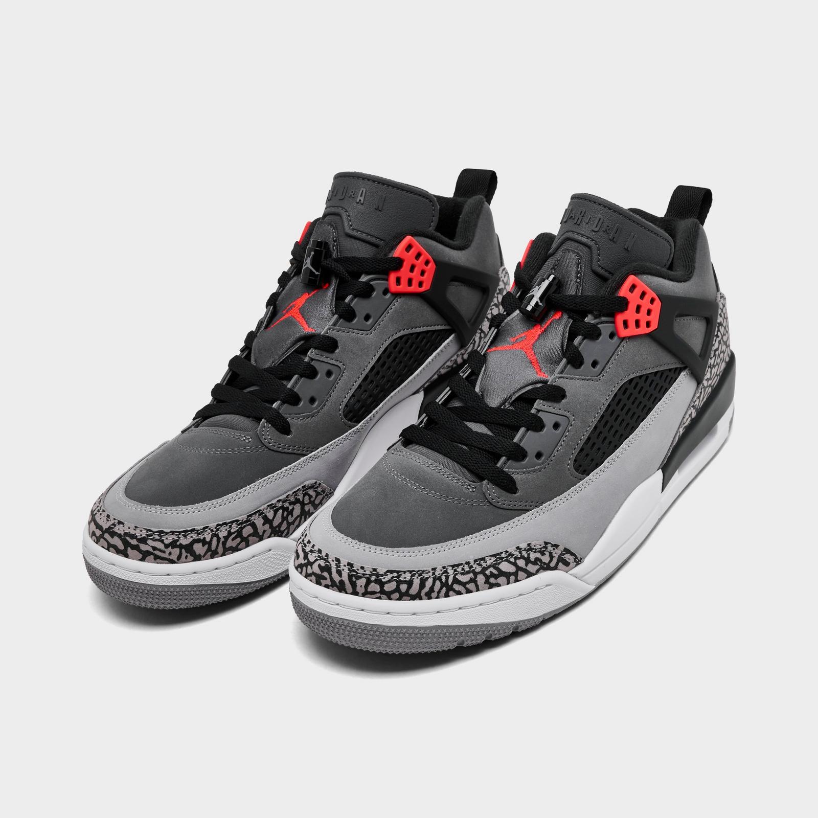 Men's Jordan Spizike Low Casual Shoes - Dark Grey/Infrared/Black - view 2