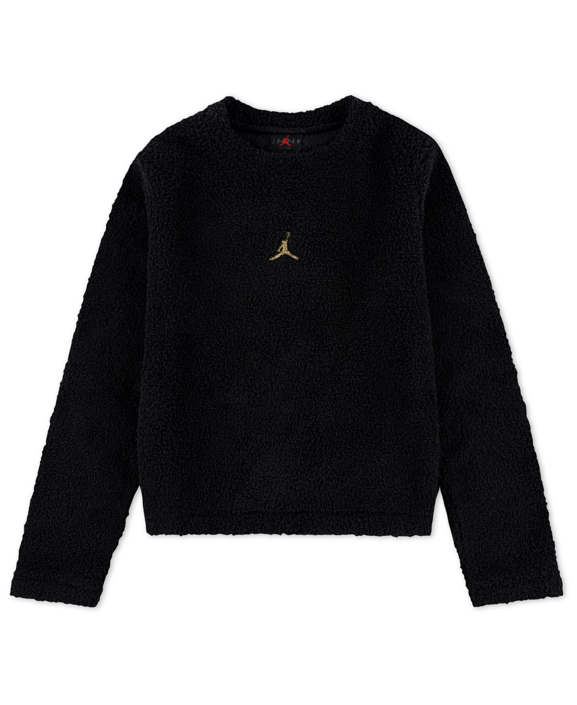 Jordan Girls' 7-16 Mountainside Crewneck Sweatshirt - Black