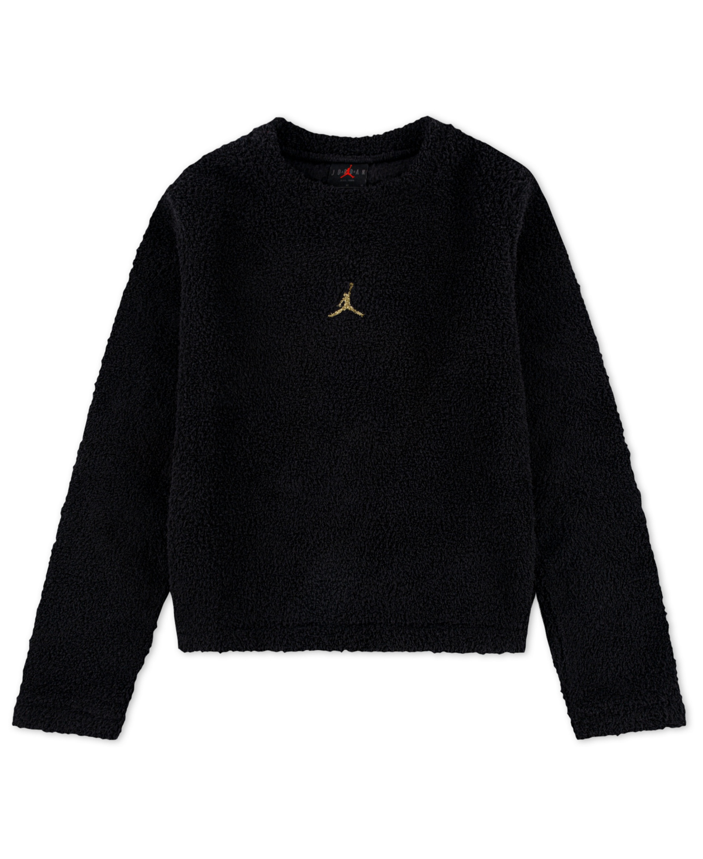Jordan Girls' 7-16 Mountainside Crewneck Sweatshirt - Black